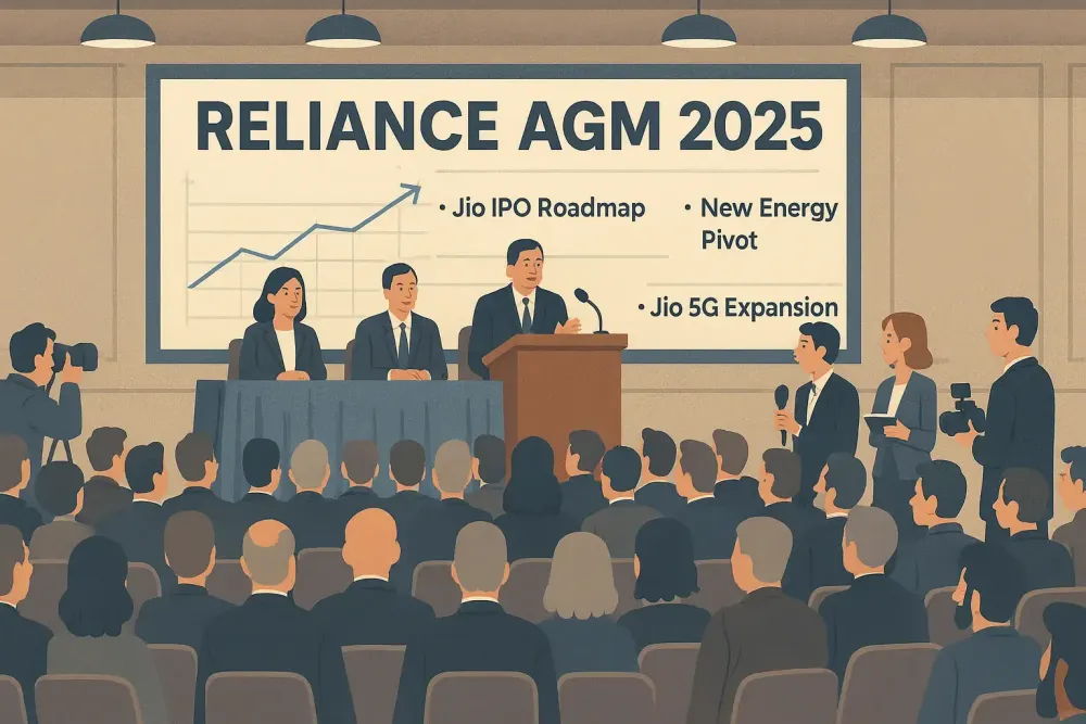Reliance AGM 2025: Decoding Jio IPO Roadmap, Energy Transition & Digital Growth Reliance AGM 2025: Decoding Jio IPO Roadmap, Energy Transition & Digital Growth