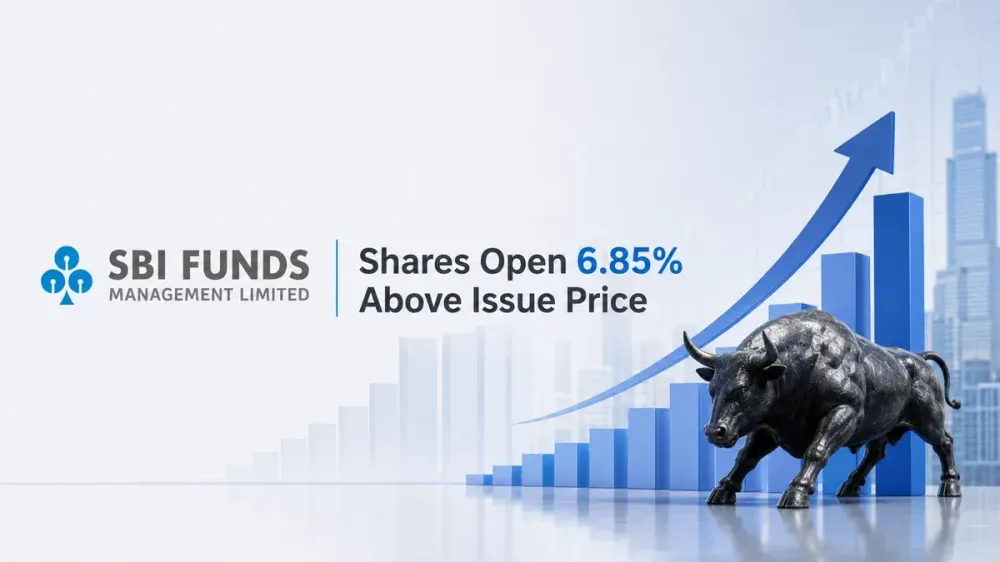 sbi funds management ipo listing shares debut SBI Funds Management IPO Listing