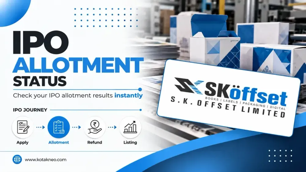 S.K. Offset IPO Allotment Status Online Check on Maashitla Securities & BSE SME Platform for all Investors S.K. Offset IPO Allotment Status Check Online