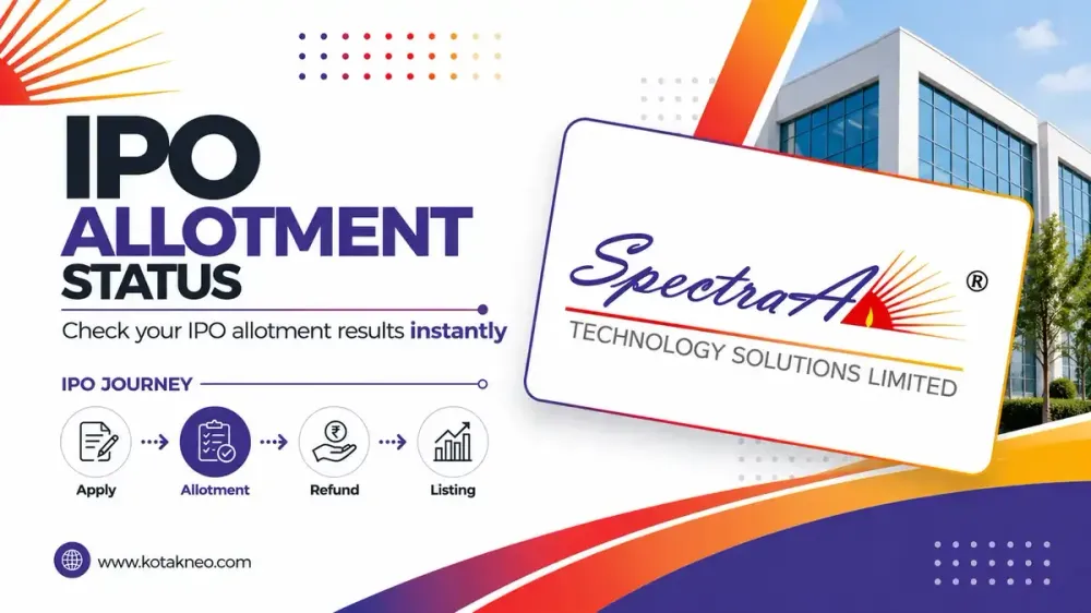 spectraa technology solutions ipo allotment status online check on maashitla securities & nse sme platform for all investors spectraa technology solutions ipo allotment status online