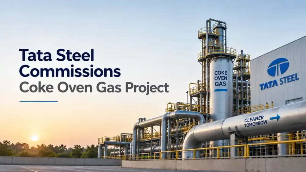 Tata Steel Commissions Coke Oven Gas Project In Odisha
