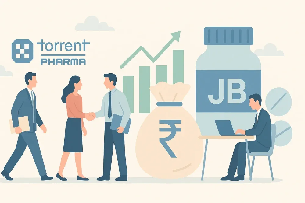 Torrent Pharma Lines Up ₹14,000 Crore Bond Sale for JB Chemicals Acquisition Torrent Pharma Lines Up ₹14,000 Crore Bond Sale for JB Chemicals Acquisition
