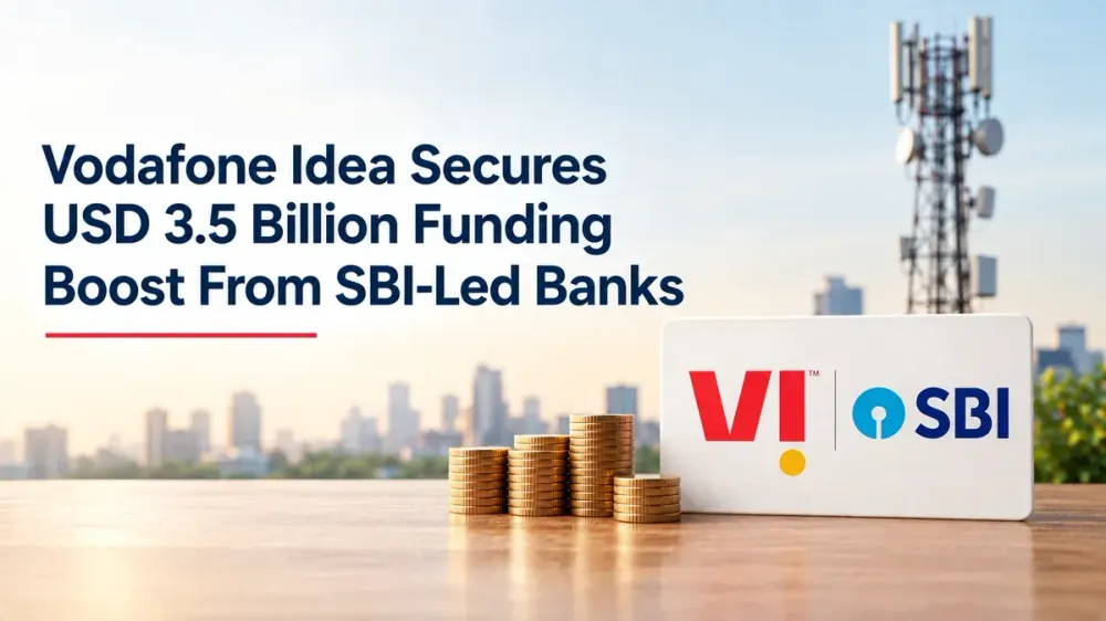 vodafone idea 3.5 billion debt financing sbi Vodafone Idea Set To Receive $3.5 Billion Funding From SBI-Led Group