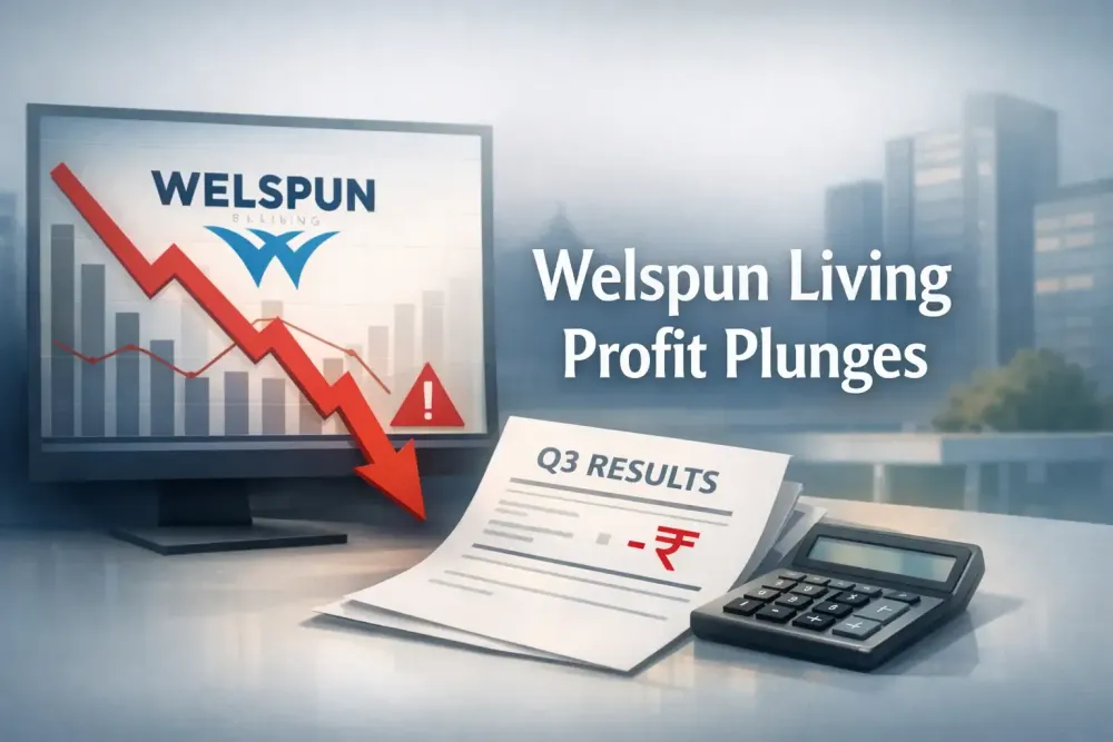 Welspun-Living-Q3FY26-Profit-Nearly-Wiped-Out-as-US-Tariffs-Hit-Margins Q3FY26-Profit-Slumps-on-Tariff-Led-Export