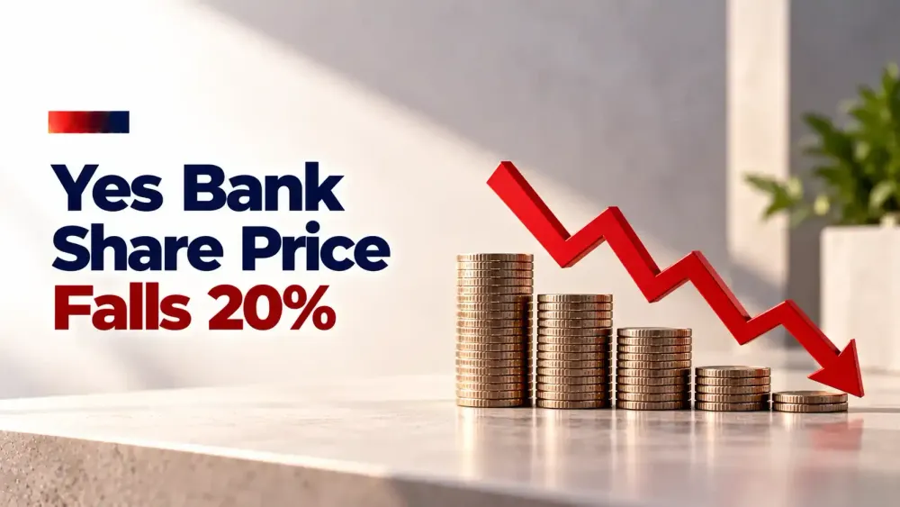 YES Bank Share Price Crashes 20%