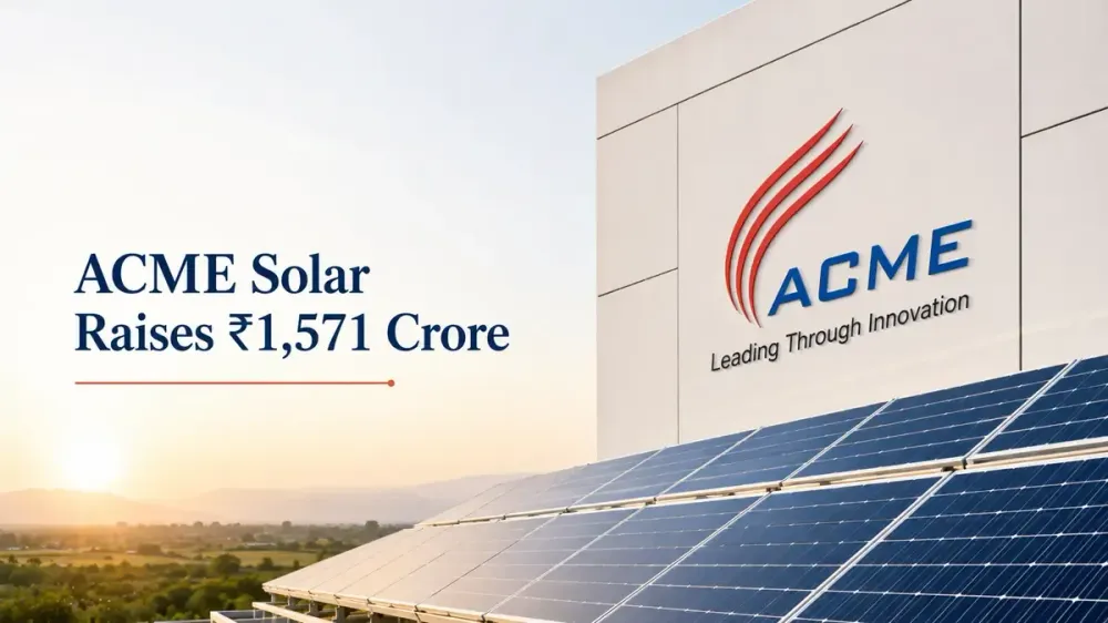 acme solar iifcl funding rajasthan project ACME Solar Raises ₹1,571 Crore