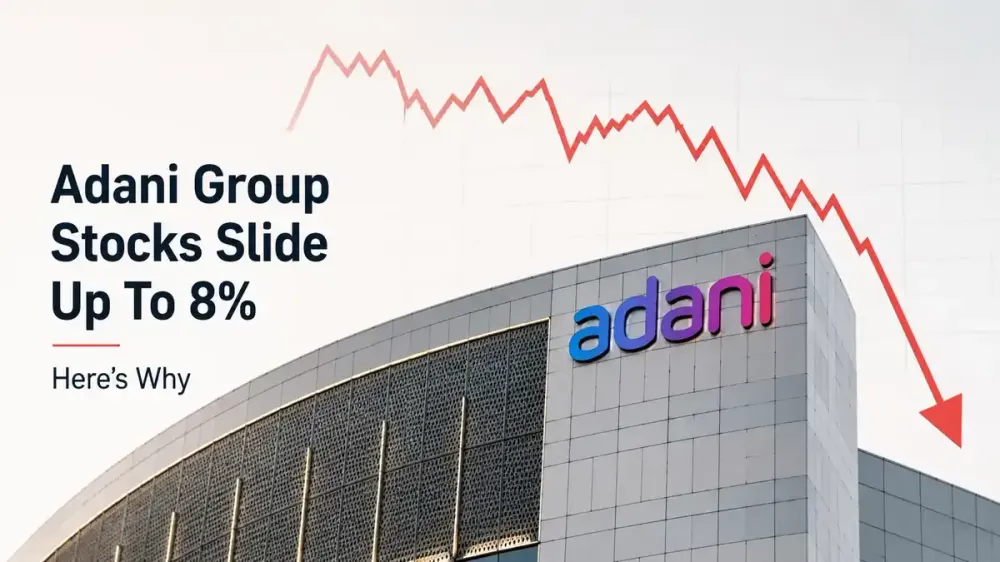 adani group stocks crash up to 8 percent Adani Group Stocks Slide Up To 8%:
