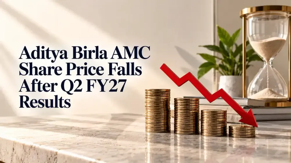 aditya birla amc q2 fy27 results share falls Aditya Birla AMC Q2 FY2026-27 Results: Net Profit Falls 8.4%, While Revenue Rises 5%; Share Price Slips
