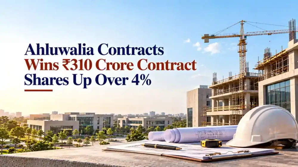 ahluwalia contracts shares rise after 310 crore bennett university order Ahluwalia Contracts Shares Rise For A Fourth Session After ₹310 Crore Order, Despite Falling 38% So Far In 2026