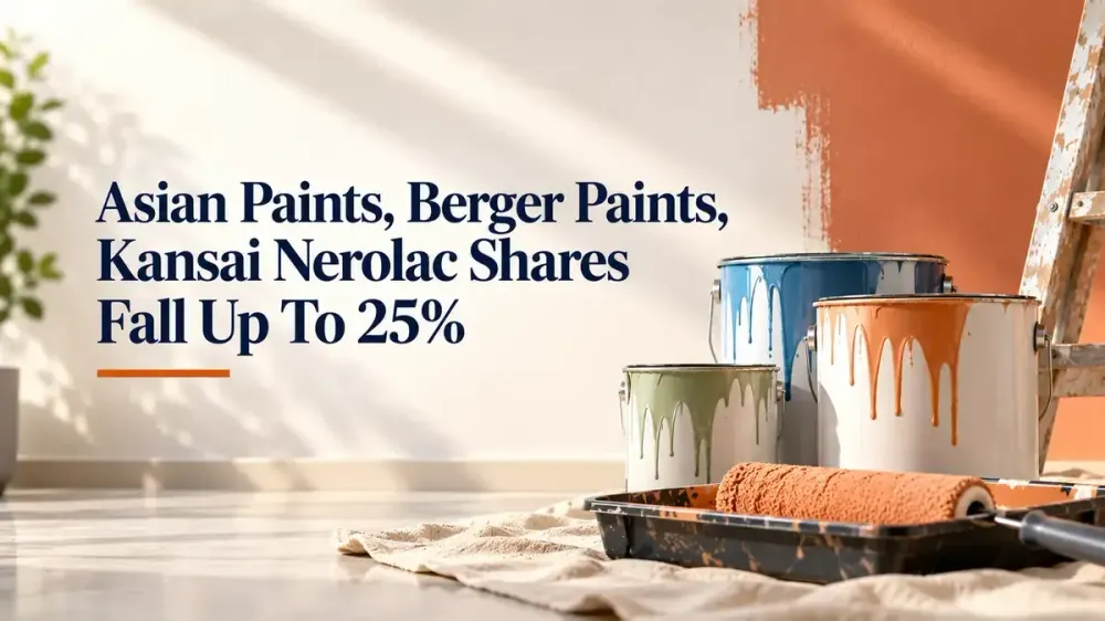 asian paints berger paints kansai nerolac shares fall 2026 diwali demand Asian Paints, Berger Paints, Kansai Nerolac Shares Fall Up to 25% in 2026 as Diwali Demand Comes Into Focus