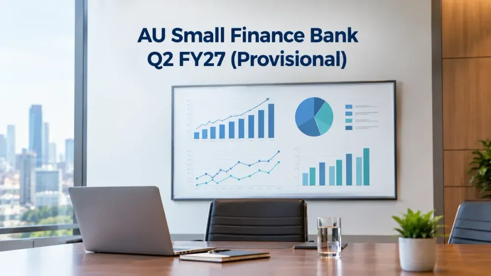 au small finance bank q2 fy27 deposits rise 29 percent AU Small Finance Bank Q2 FY27: Deposits Rise 29% To ₹1.70 Lakh Crore
