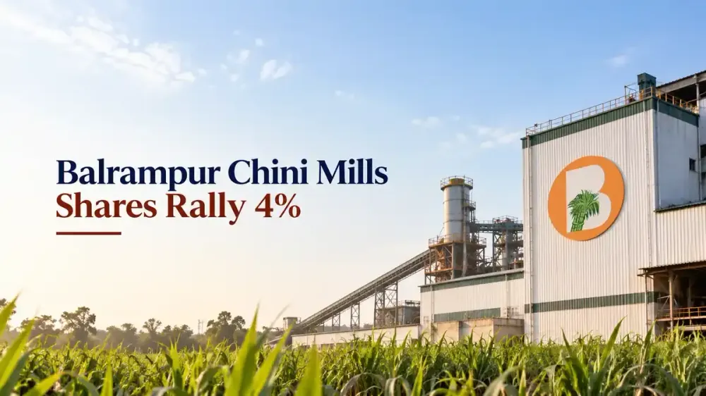 balrampur chini shares rise on rs 75 crore bioe3 grant Balrampur Chini Shares Rise 4%