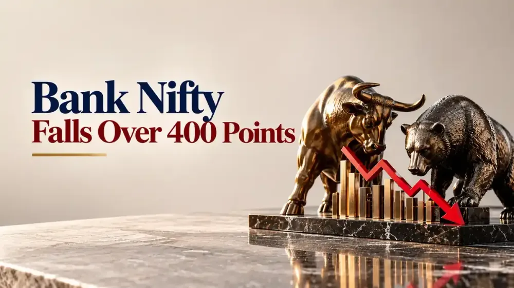 Bank Nifty Reverses Early Gains To Fall Over 400 Points As RBI’s Liquidity Measures And Three-Year High Bond Yields Weigh On Banks