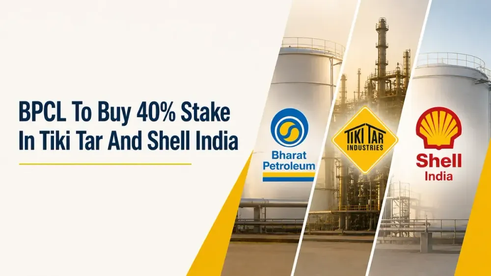 bpcl-acquires-40-percent-stake-tiki-tar-shell-india-85-crore BPCL To Buy 40% Stake