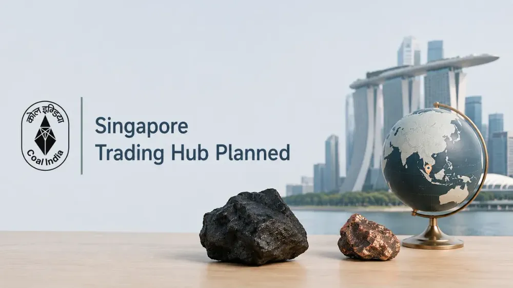 coal india singapore trading hub critical mineral assets Coal India Plans Singapore Trading