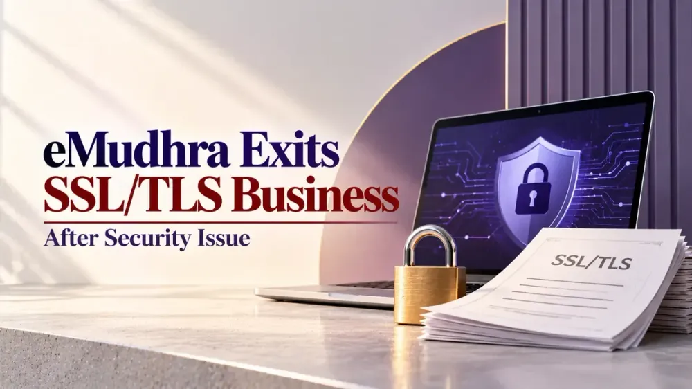 emudhra exits global ssl tls business after security issue eMudhra Exits Global SSL/TLS Business After Security Issue