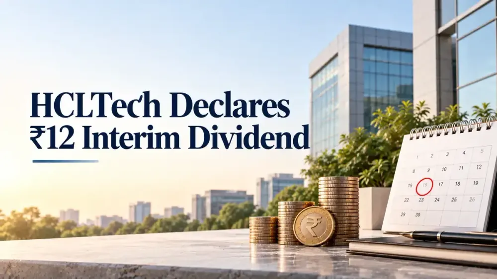 hcltech 12 interim dividend fy27 record date payment date HCLTech Declares ₹12 Interim Dividend For FY27; Check Record Date And Payment Date