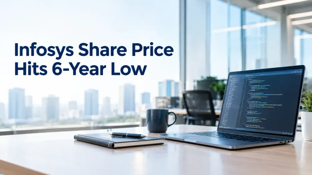 infosys shares hit six year low and recover to close higher Infosys Share Price Hits 6-Year Low At ₹980.40, Recovers To Close Higher