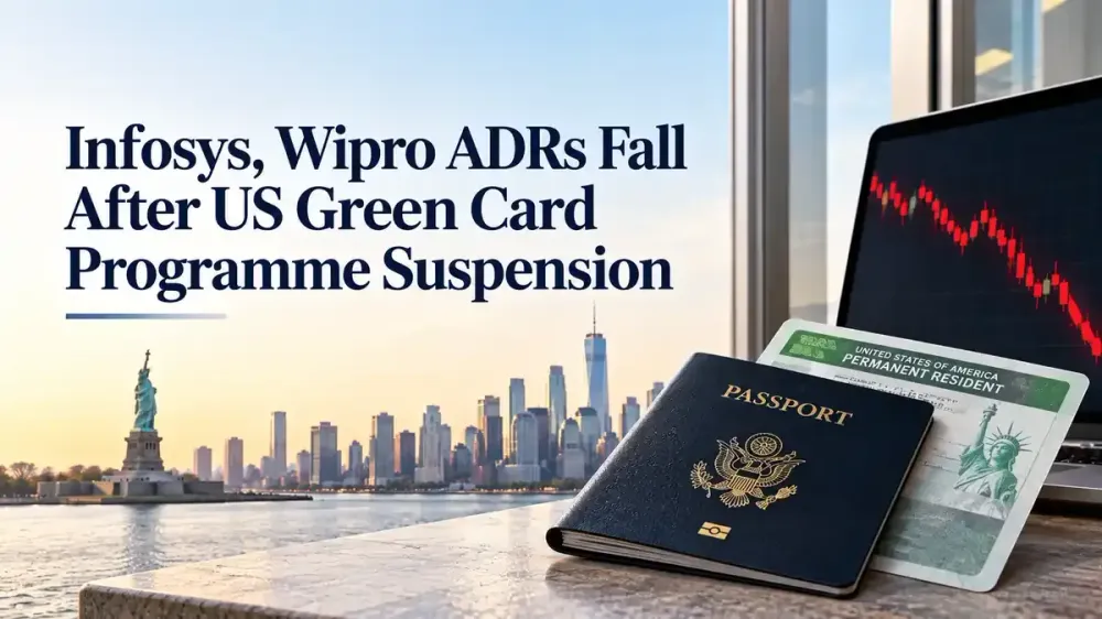 infosys wipro adrs fall us green card programme suspension Infosys, Wipro ADRs Fall After US Green Card Programme Suspension