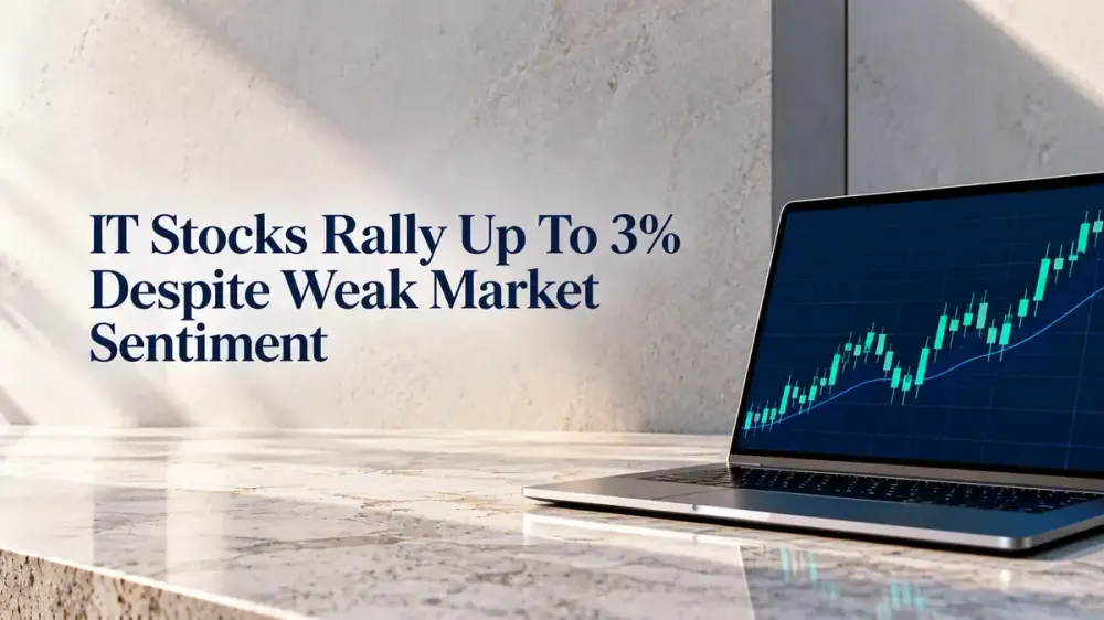 it stocks rally ahead of q2 earnings IT Stocks Rally Up To 3% Despite Weak Market Sentiment; Infosys And HCLTech Gain Ahead Of Q2 Earnings