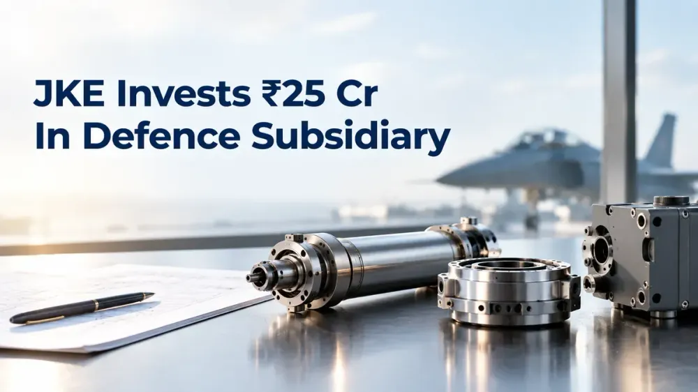 jaykay enterprises invests 25 crore in jk defence aerospace Jaykay Enterprises Invests ₹25 Crore In JK Defence & Aerospace Through Rights Issue To Expand Defence And Aerospace Manufacturing Capabilities