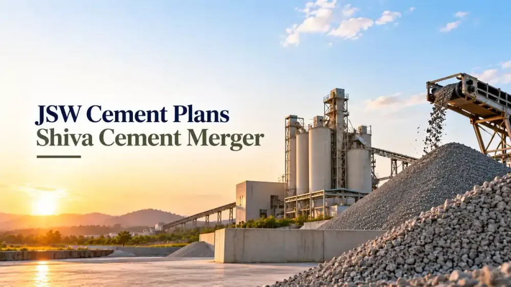 JSW Cement Announces Shiva Cement Merger To Unite Business; Share Swap In Focus 