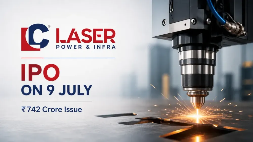 laser-power-infra-ipo-july-9-742-crore-price-band-203-214-listing-july-16 Laser Power & Infra IPO Opens 9 July; Price Band At ₹203 To ₹214