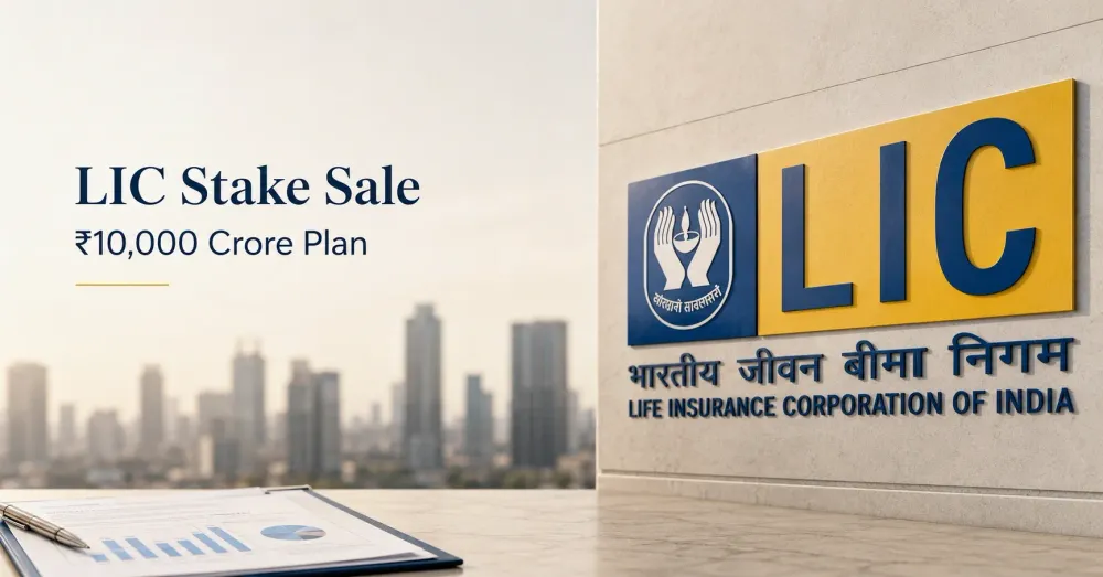 india-plans-1-billion-lic-stake-sale-next-month-through-2-percent-government-divestment india-plans-1-billion-lic-stake-sale-next-month-through-2-percent