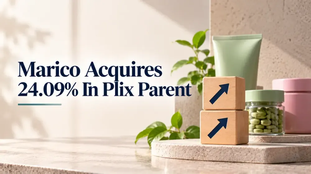 marico acquires 24 09 percent stake in plix parent for rs 1012 crore Marico Acquires Another 24.09% in Plix Parent for ₹1,012 Crore
