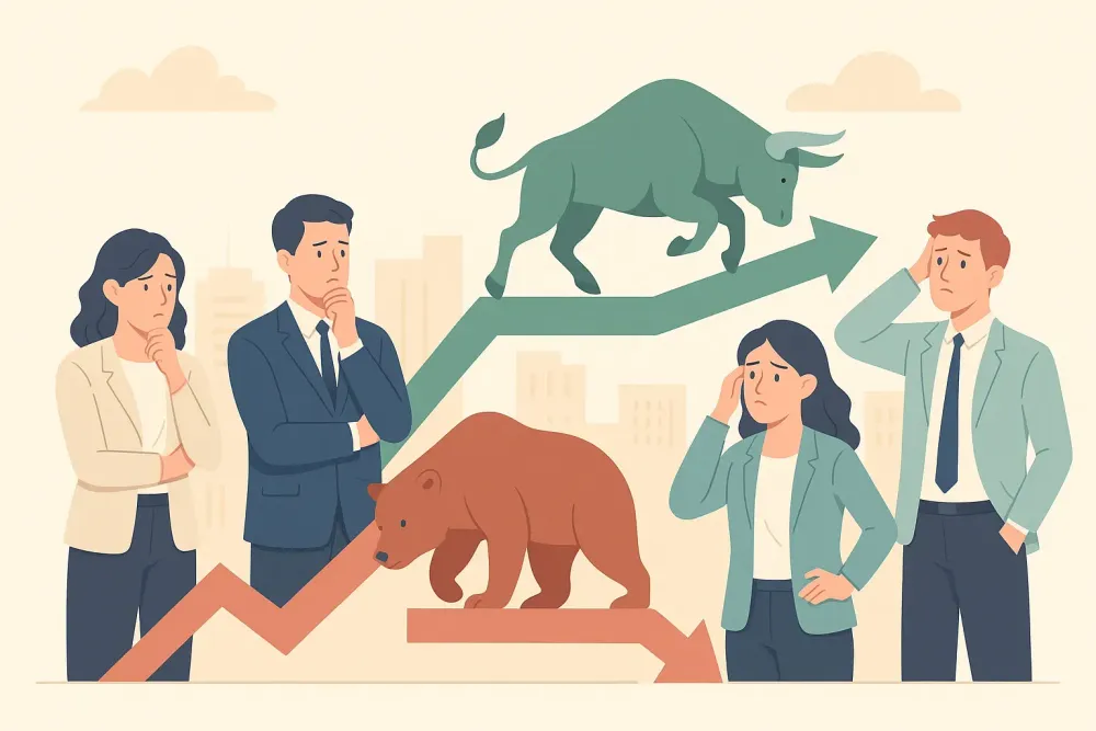 Signs of Indecision as Bulls and Bears Hold Back Signs of Indecision as Bulls and Bears Hold Back