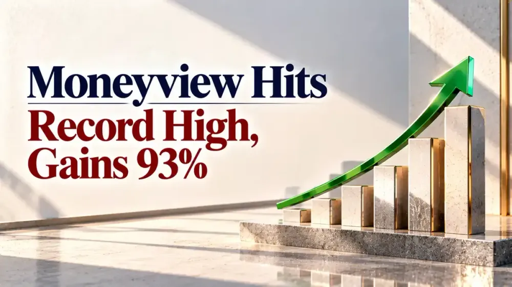 moneyview share price hits record high rises 93 percent from ipo price Moneyview Share Price Hits Record High, Rises 93% From IPO Price