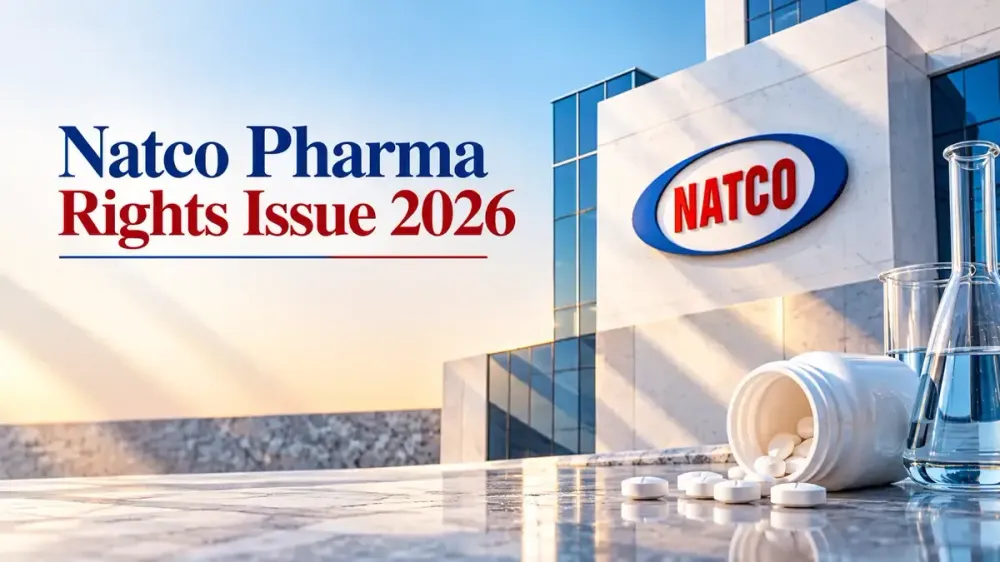 natco pharma rights issue 2026 price record date Natco Pharma Rights Issue 2026 At ₹750 Per Share, Record Date October 1 As ₹1,279 Crore Fundraise Opens October 12