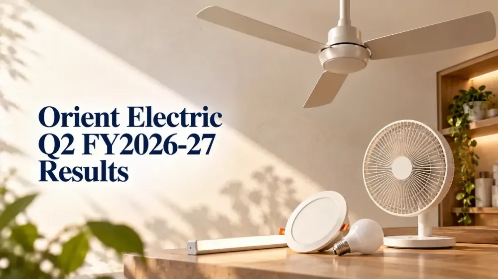 orient electric q2 fy 27 results and share price Orient Electric Q2 FY2026-27 Results: Profit Doubles, Revenue Rises 25%, And Share Price Closed At 13% Up