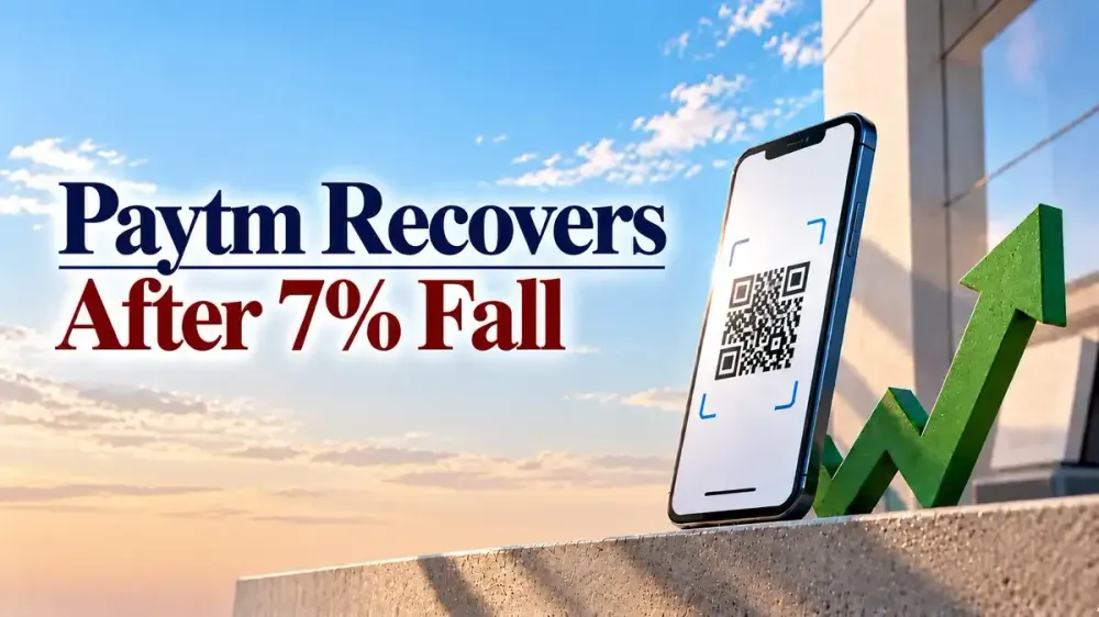 paytm share price recovers upi mdr delay pine labs mobikwik rebound Paytm Share Price Recovers From 7% Fall As NPCI Clarifies UPI MDR Delay; Pine Labs, MobiKwik Rebound