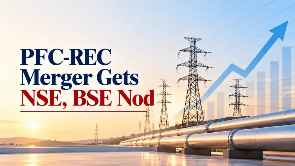 pfc rec merger nse bse approval share swap ratio PFC-REC Merger Gets NSE, BSE Nod; Shares In Focus Today