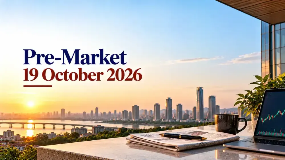 pre market 19 october 2026 gift nifty hints at cautious start Pre-Market 19 October 2026