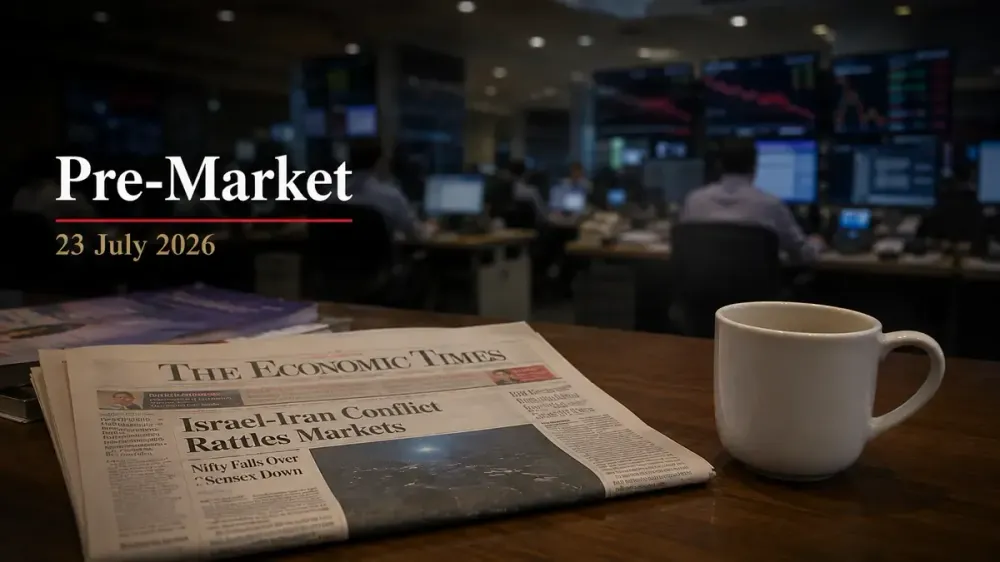pre market 23 july 2026 nifty outlook gift nifty market outlook Pre-Market 23 July 2026: GIFT Nifty Stays Below 24,000; What To Expect From Nifty Today