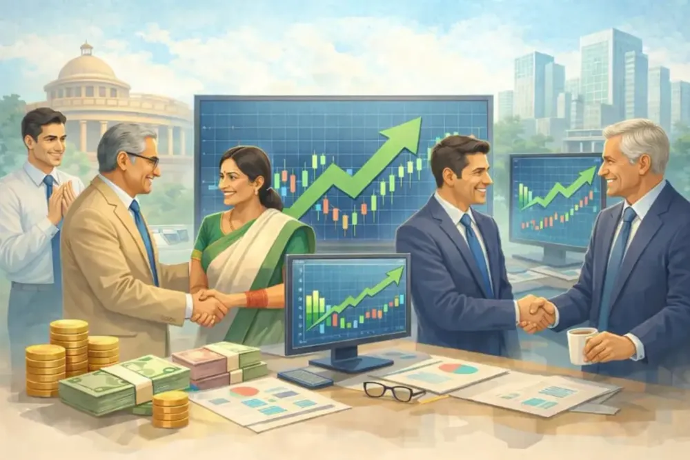 Pre-Market-Sensex-Rallies-2072-Points-FIIs-Buy-5200-Crore-After-India-US-Trade-Deal Pre-Market-Sensex-Rallies-2072-Points