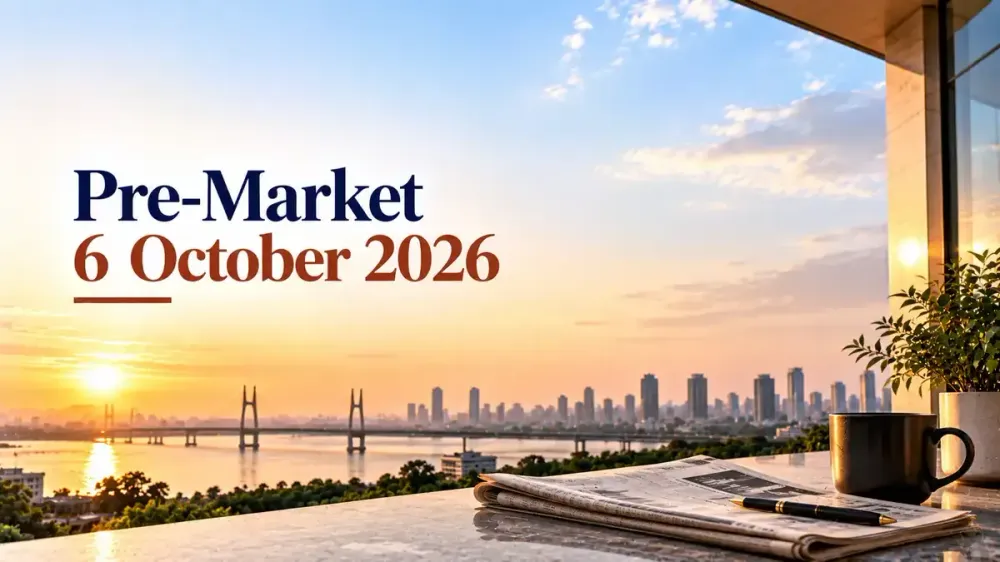 pre market 6 october 2026 gift nifty hints at firm start rbi policy in focus Pre-Market 6 October 2026