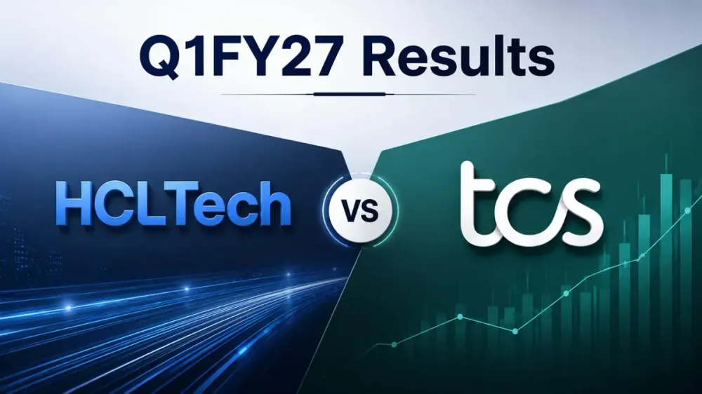 HCLTech vs TCS Q1FY27 Results: AI Megadeals Surge