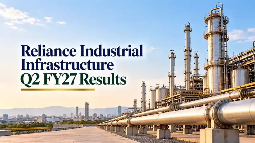 reliance industrial infrastructure share price in focus as company announces q2 fy27 results Reliance Industrial Infrastructure Q2 FY27 Results: Consolidated Net Profit Falls 8.5% As Income Declines 22.4%