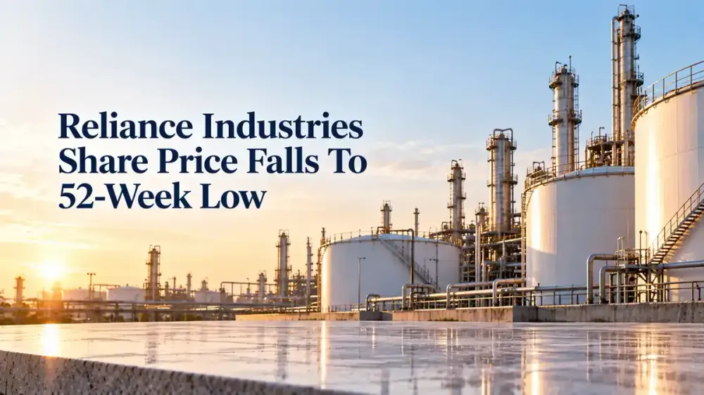reliance industries share price falls to 52 week low Reliance Industries Share Price Falls To 52-Week Low As Market Weakness, Oil And Gas Concerns And Jio IPO Weigh On RIL