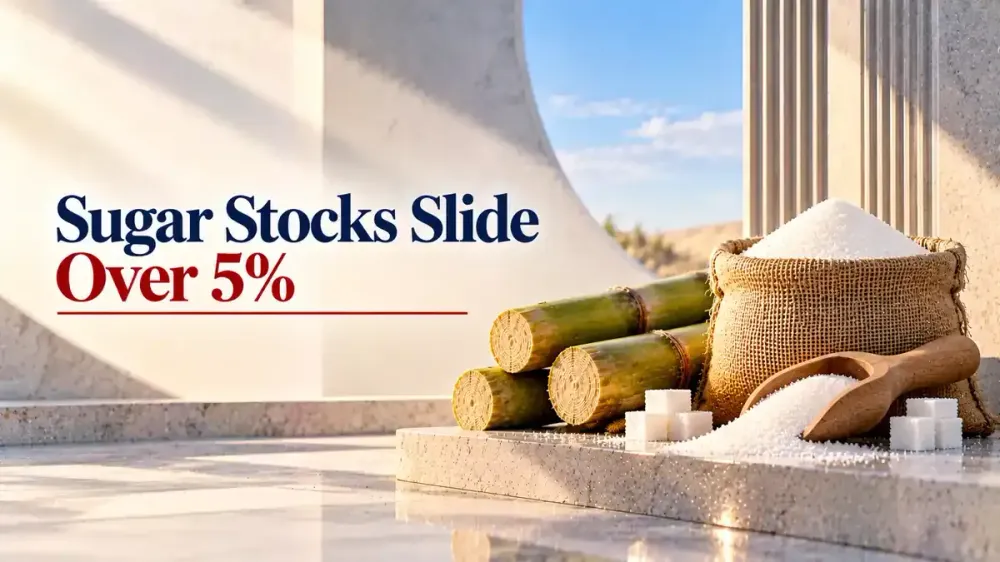 Sugar Stocks Slide Over 5% As Government Halts Sugar