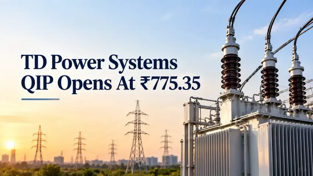 td power systems qip floor price 775 discount TD Power Systems QIP Opens At ₹775.35 Floor Price