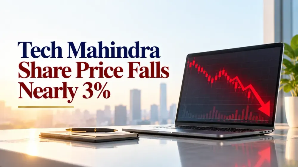 tech mahindra share price falls q2 results bonus issue interim dividend Tech Mahindra Share Price Falls Nearly 3% Ahead Of Q2 Results; Bonus Issue, Interim Dividend In Focus