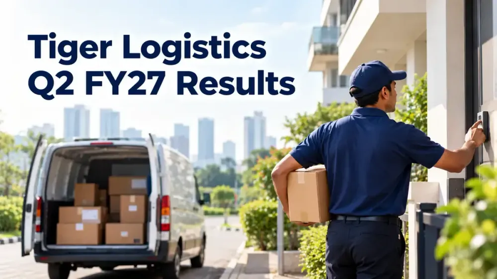 tiger logistics share price and q2 fy 27 results Tiger Logistics Q2 FY27 Results: Revenue Rises 33.4% To ₹225 Crore, While Net Profit Falls 32.1% Year-On-Year