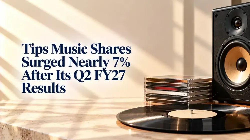 Tips Music Share Price Rises Up To 7% After Q2 FY27 Profit Climbs 24.5% And Company Announces ₹6.50 Interim Dividend