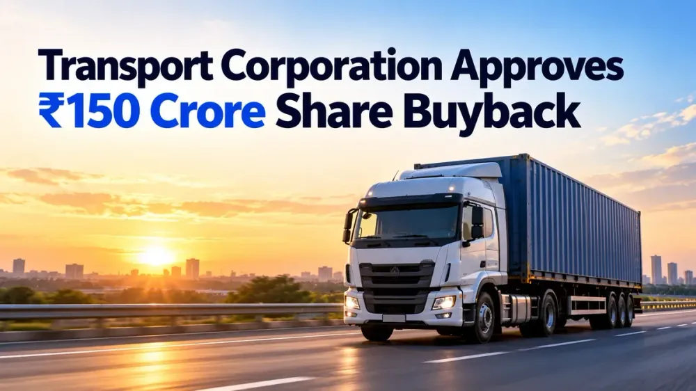 transport corporation buyback 2026 960 share price record date Transport Corporation Approves ₹150 Crore Share Buyback