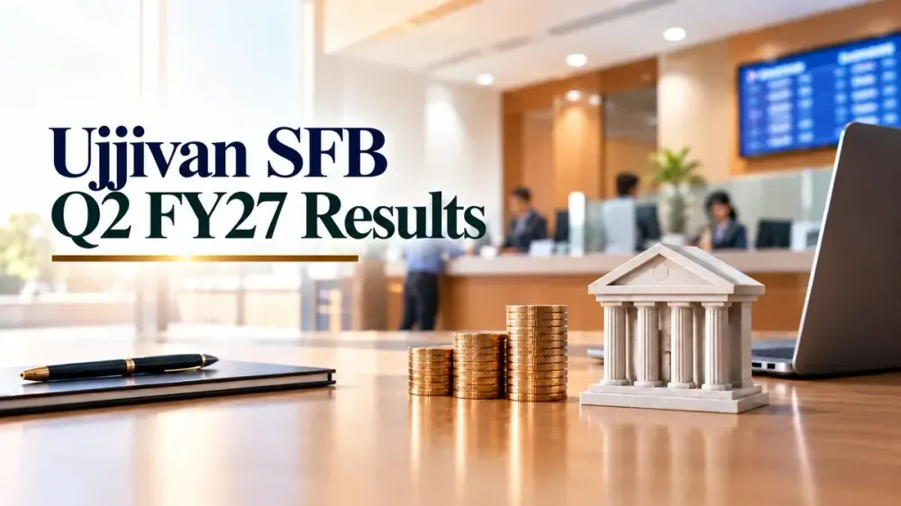 ujjivan small finance bank share price and q2 fy 27 results Ujjivan Small Finance Bank Q2 FY27 Results: Profit Rises 200% to ₹365 Crore as Deposits Cross ₹50,000 Crore