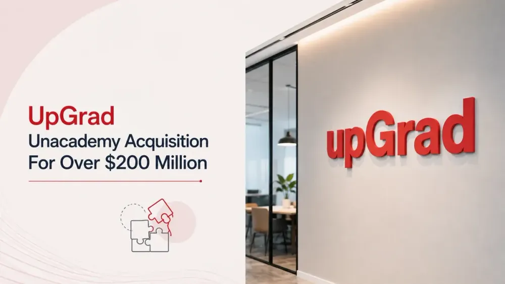 UpGrad completes Unacademy acquisition for over $200 million; CEO says company ‘sold at a fraction’ of peak value